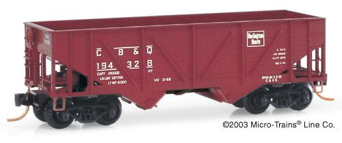 CB&Q - Hopper, Twin-Bay - Micro-Trains 57020